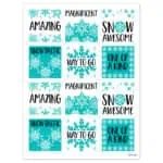 Snowflakes Stickers