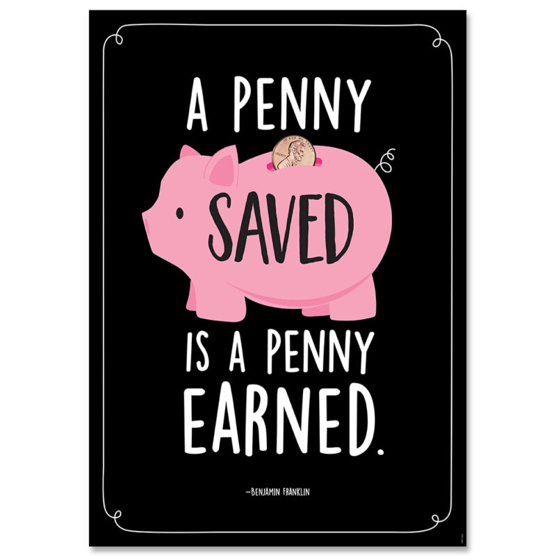 ⁦لوحة A Penny savedé inspire u⁩ - الصورة ⁦1⁩