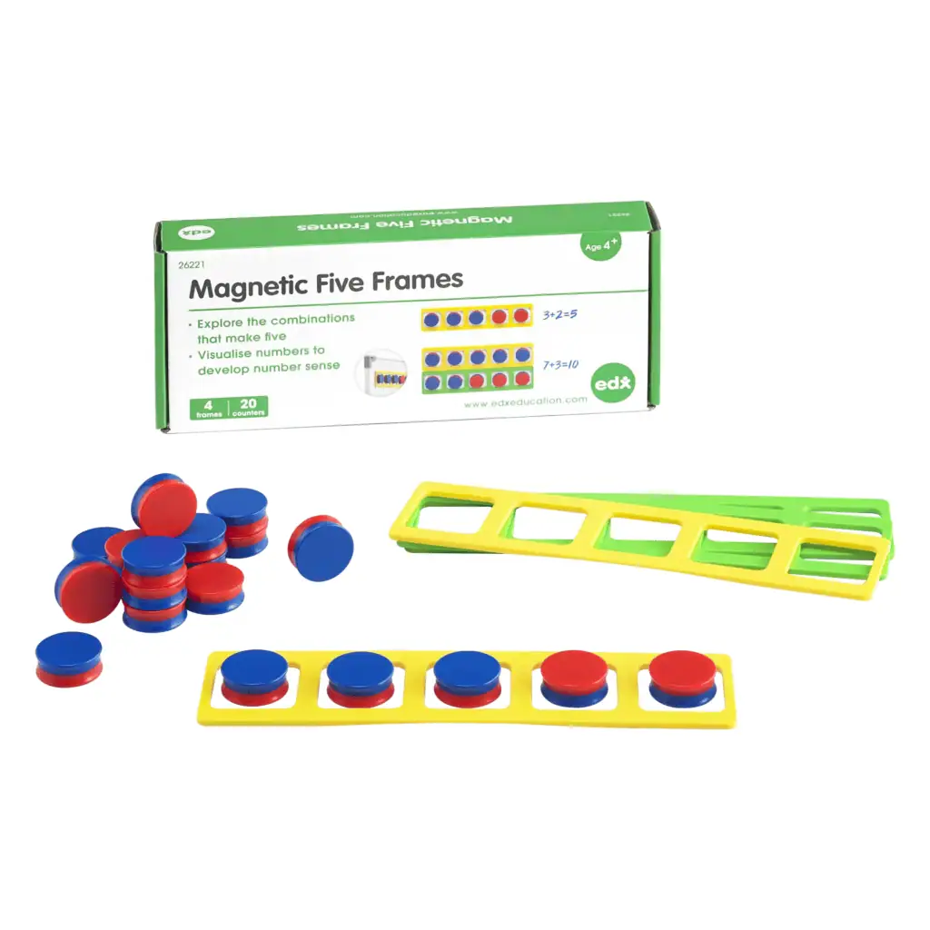 Colorful magnetic addition and number development educational toy for kids.