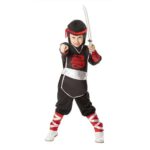 Children's ninja costume with sword, perfect for role play and costume parties.