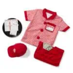 Child's diner costume with accessories