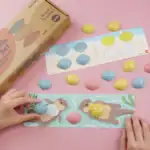 Colorful shell-shaped educational puzzle for children’s learning activities.