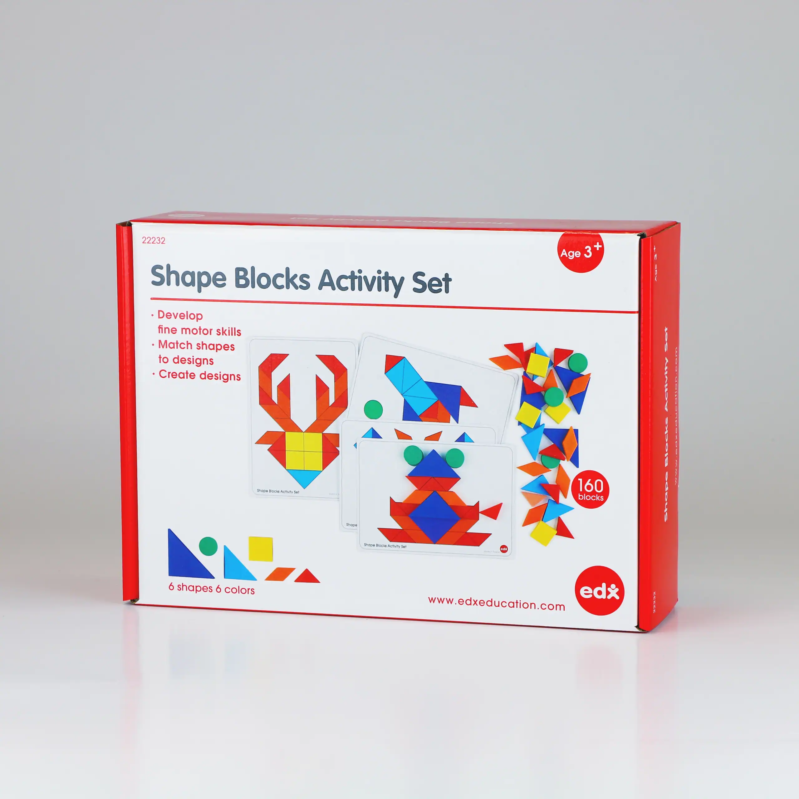 EDX-22232-1 Shape Blocks Activity Set - Image 1