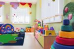 Colorful children's playroom with toys