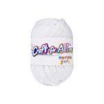 خيط صوف أكريليك 50 جم - أبيض