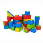 Soft Blocks Set of 34 | Safe Educational Building Toy for Kids
