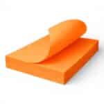 Fluo orange Construction Paper 220gsm 50x70cm - Pack of 25 — Paper Products for Saudi schools | GTCKSA