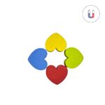 Magnetic Whiteboard Eraser 5 x 6 x 2.1 cm - Image 2