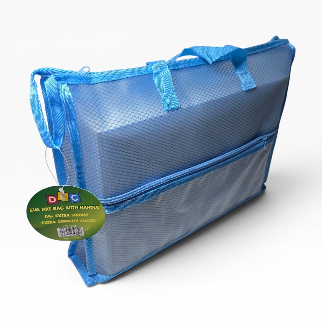 MIF-3826:BLUE Blue EVA mesh bag with handle - الصورة 1