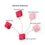 Hexagon Reaction Ball 6.5cm — Silicone Agility & Reflex Training Ball
