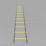 Adjustable Agility Speed Ladder 6m / 12 Rungs — Football Training Kit with Carry Bag