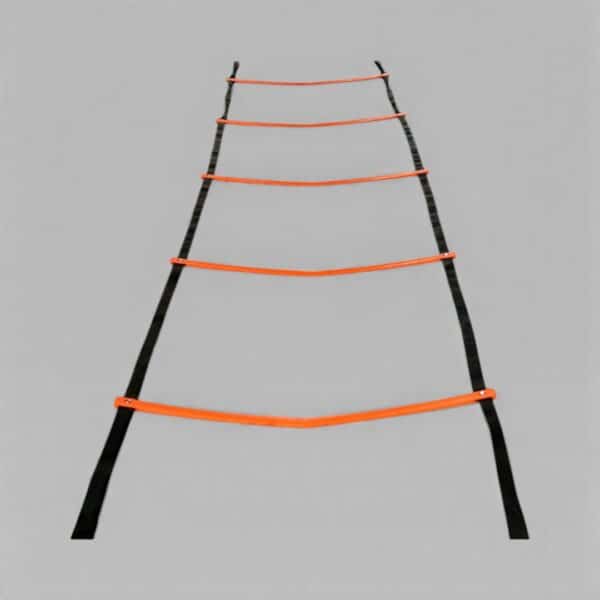 V-Style Fixed Agility Ladder 6m / 12 Rungs — Speed Training with Carry Bag