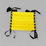 Adjustable Agility Speed Ladder 10m / 20 Rungs — with Pegs, Hooks & Carry Bag