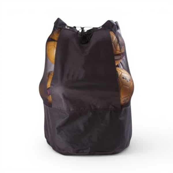 Backpack-Style Ball Mesh Bag (Medium) — Holds 15 Size-5 Footballs