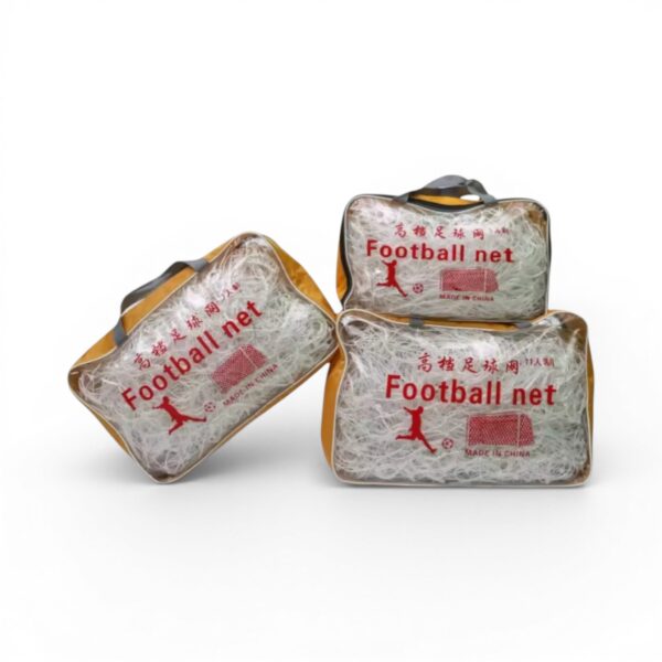 No-Knot Hexagon Football Goal Net — 7-a-Side Size