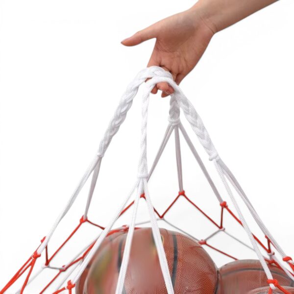 Polyester Waterproof Ball Storage Mesh Bag — Holds 12 Footballs