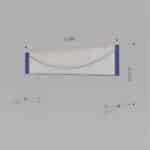 Portable Steel Badminton Net Stand 6m — Outdoor Sport Net Set