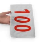 Athlete Race Bib Numbers 18×25cm — Set of 10 Sport Numbers