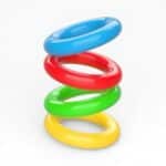 Soft Inflatable Relay Rings — PE Group Game Equipment
