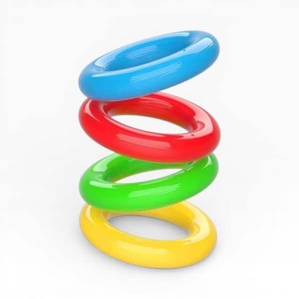 Soft Inflatable Relay Rings — PE Group Game Equipment