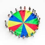Rainbow Parachute 3.6m — Kids Team Cooperation Group Game