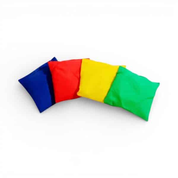 Colorful Nylon Sandbags 10×10cm — Kids Throw & Catch Group Game