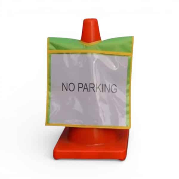 Reflective Traffic Cone Sleeve — Safety Cover for Road & Training Cones