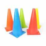 Football Training Cone 18cm — Soft Plastic Agility Marker