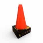 Football Training Cones 18cm — Set of 6 with Storage Box