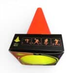 Football Training Cones 18cm — Set of 6 with Storage Box