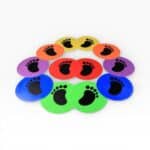 Footprint Floor Spot Markers 20cm — Sensory Training Pair (Set of 2)