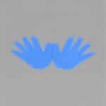 Soft Palm Handprint Markers — Kids Sensory Integration Training (Set of 2)