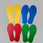 Soft Footprint Markers — Kids Sensory Integration Training (Set of 2)