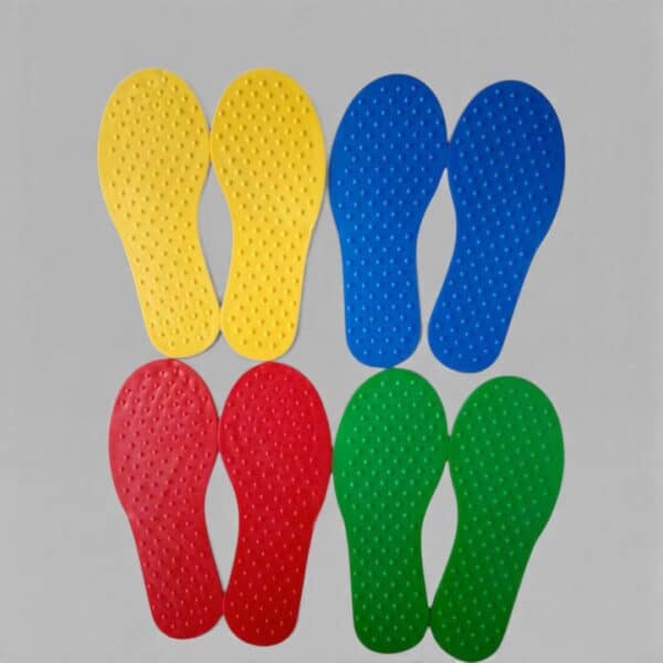 Soft Footprint Markers — Kids Sensory Integration Training (Set of 2)