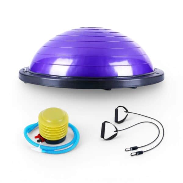 PVC BOSU Balance Trainer 58cm — Non-Slip Half Stability Ball
