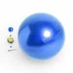 PVC Yoga Exercise Ball 75cm — Anti-Burst Stability & Fitness Ball