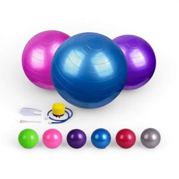 PVC Yoga Exercise Ball 75cm — Anti-Burst Stability & Fitness Ball