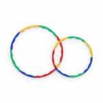 Multi-Color Splicing Hula Hoop 80cm — PE Rhythm Sport Hoop