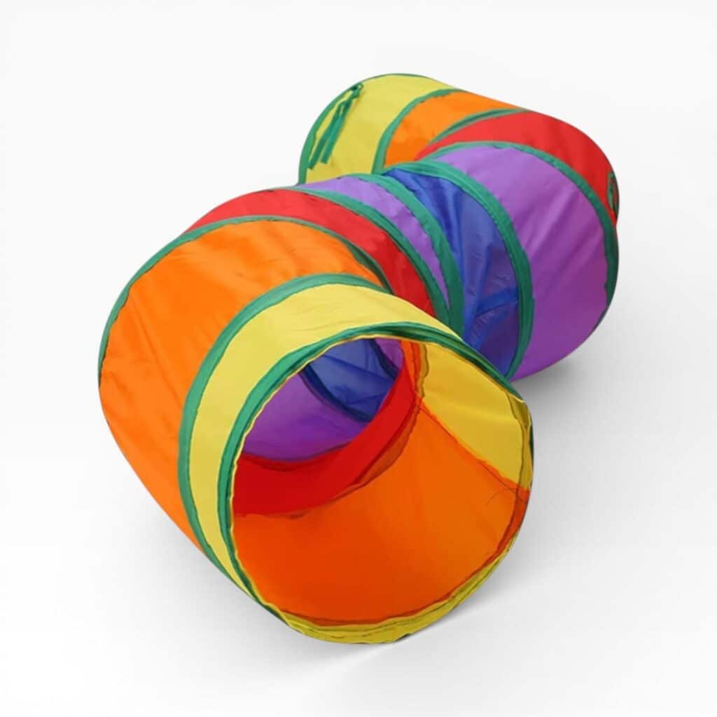 Indoor Polyester Play Tunnel 1.8m — Kids Sensory Crawl Tunnel
