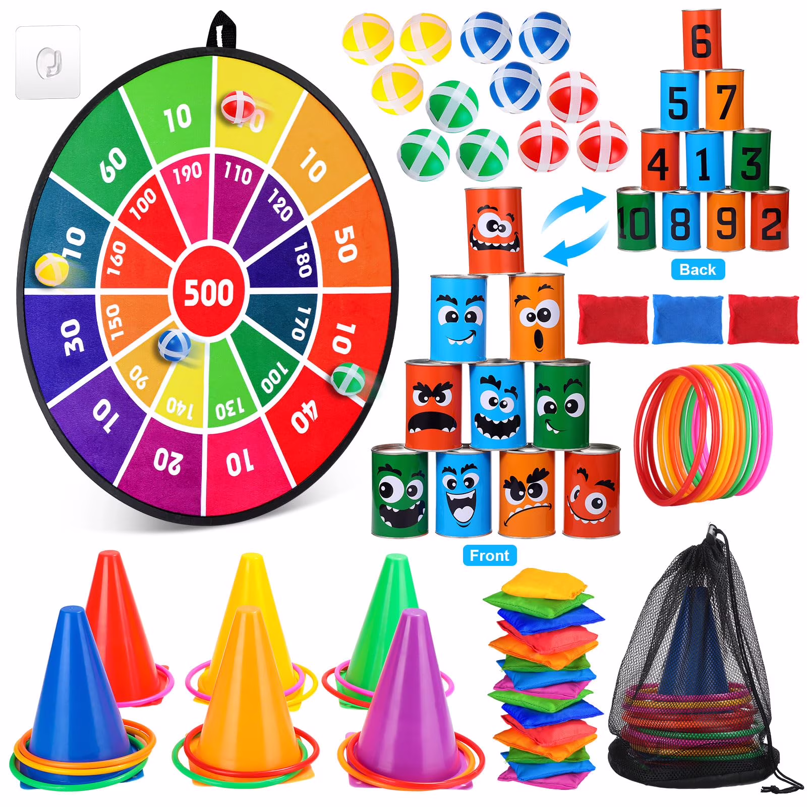 SPE-SEN-ZKJ286 Sensory Integration Training Set — Kids Multi-Skill PE Kit - Image 1