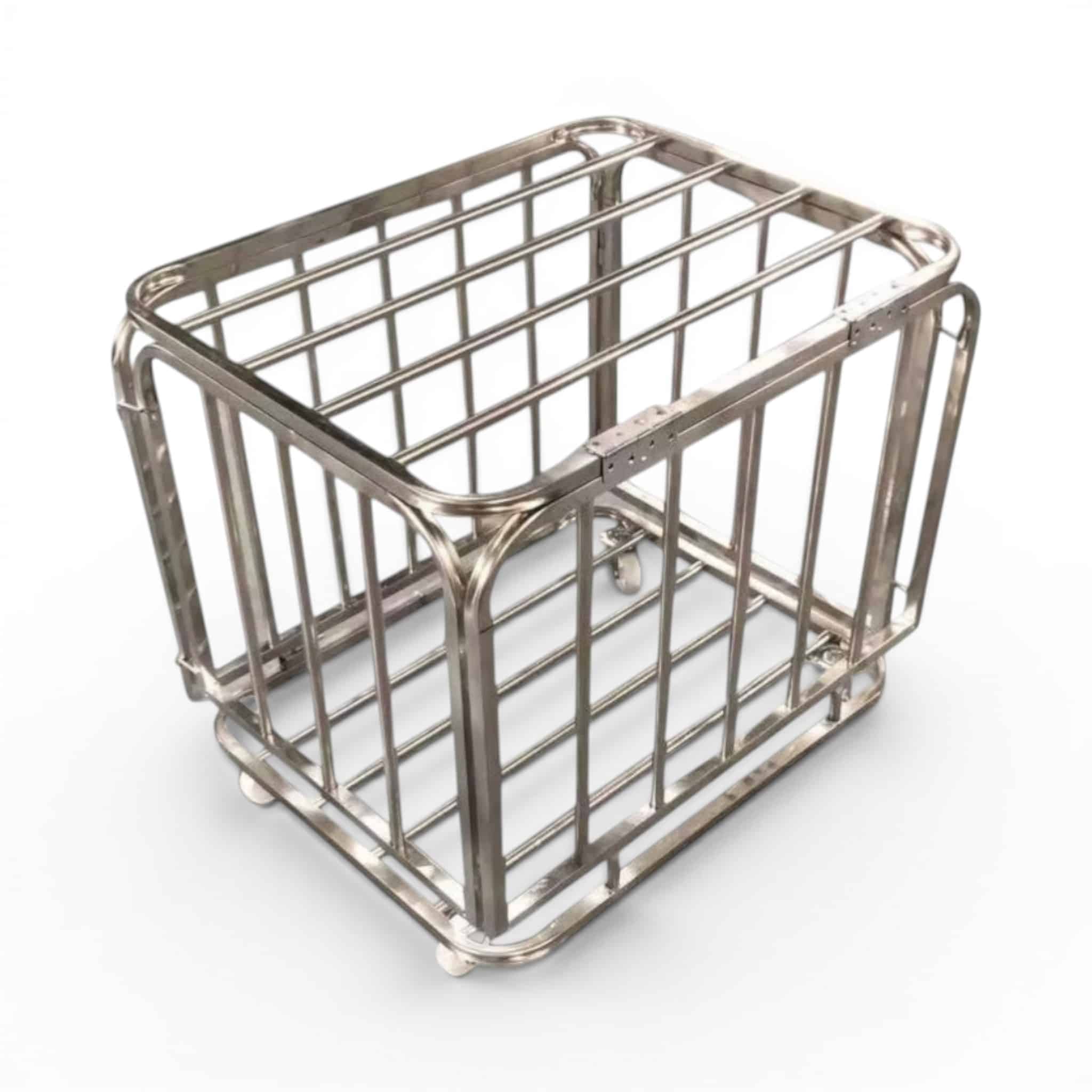 SPE-STO-SA186-M-CHR-3.jpg Chrome Stainless Steel Ball Trolley (Medium) — Compact Ball Cart