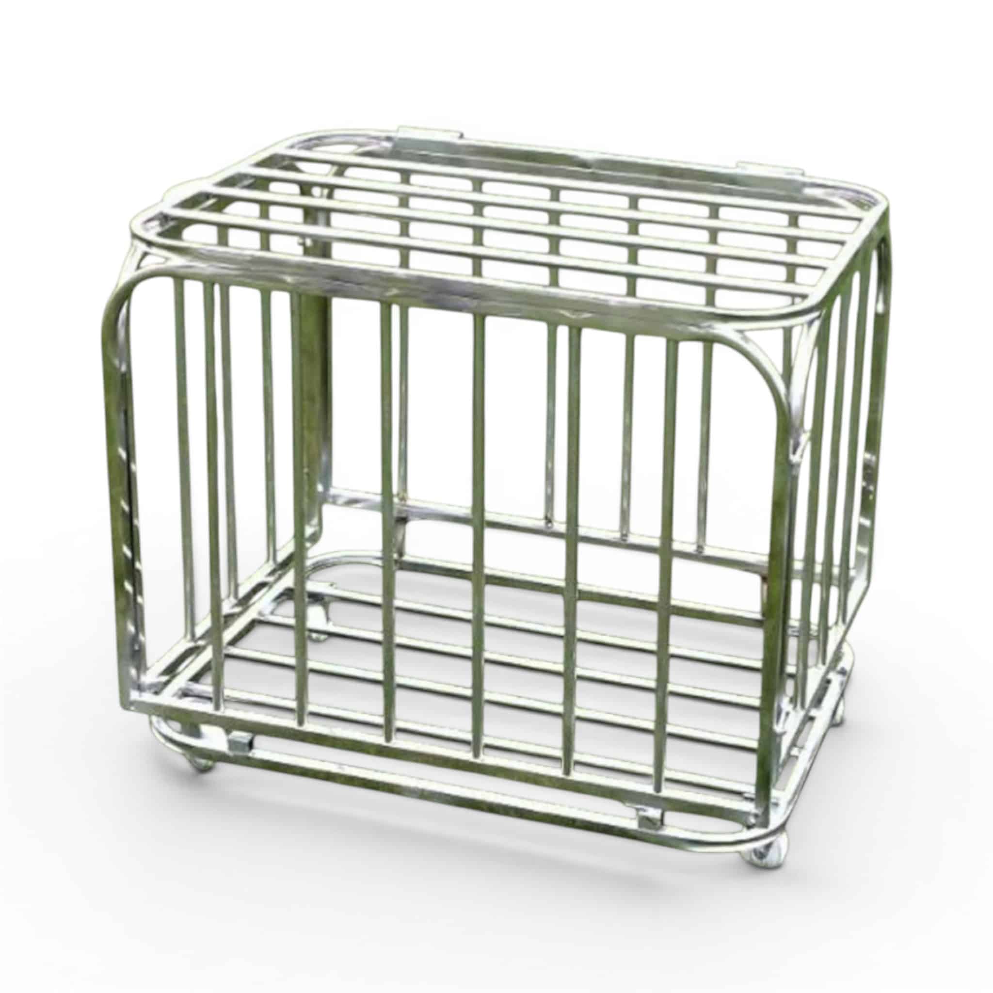 SPE-STO-SA186-M-CHR.jpg Chrome Stainless Steel Ball Trolley (Medium) — Compact Ball Cart