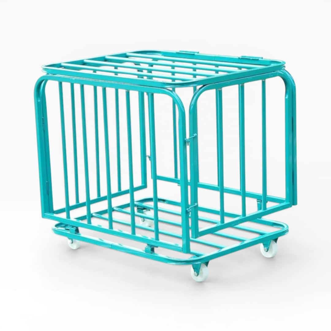 SPE-STO-SA826-M-BLU.jpg Blue Steel Ball Trolley (Medium) — with Wheels