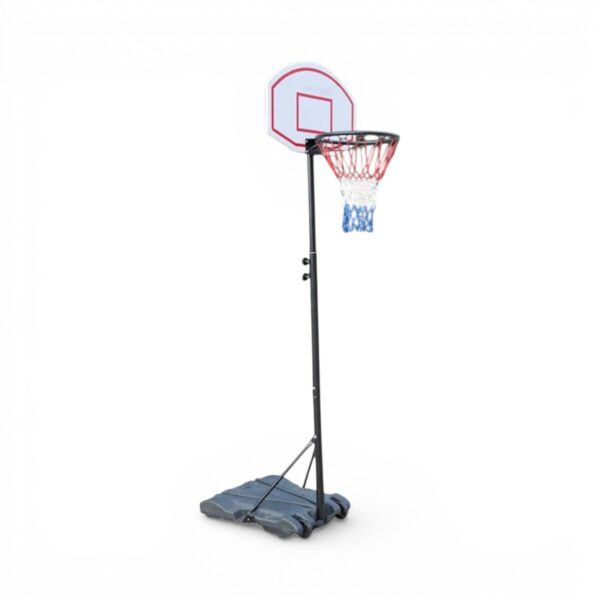 Kids Adjustable Basketball Hoop Stand 1.6–2.1m — Outdoor Portable with Wheels