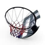 Teen Adjustable Basketball Hoop Stand 1.6–2.1m — Outdoor Portable with Crane Handle