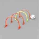 Arch Goal — PVC Football Training Obstacle Pop-Up Target