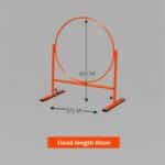 Three-Point Basketball Precision Target Stand 190×55×76cm — Large Size