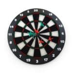 Safe Black Dart Board 43cm — Family Dart Game