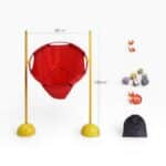 Pitch Frame Target with 10 Sandbags — Throw & Aim Sport Game