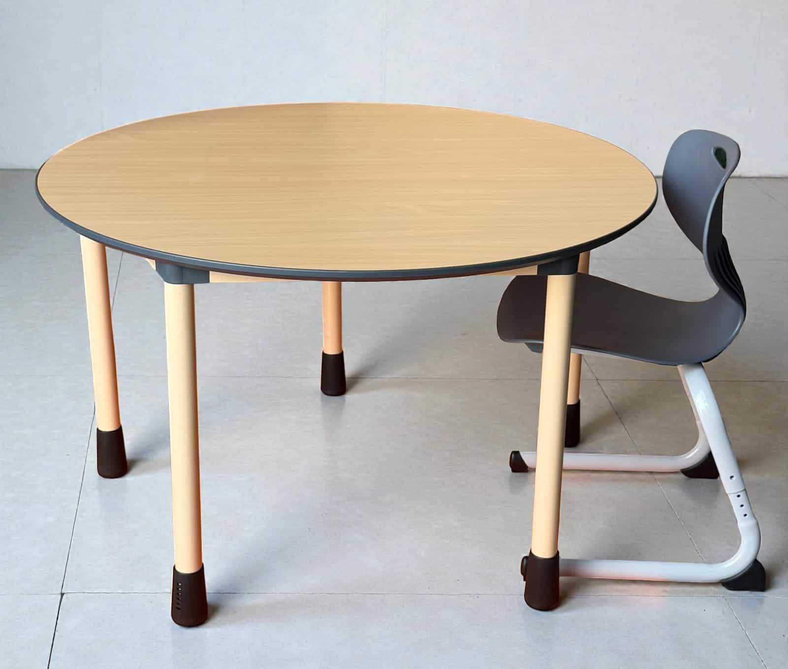 WY-YCY-292-2 Wooden Deluxe Round Table 120x73-79cm - Image 2